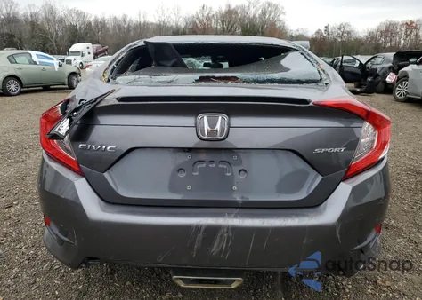 2020 Honda Civic Sport z USA, uszkodzony, nr VIN 2HGFC2F80LH526639